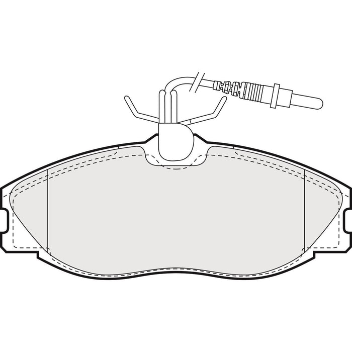 Apec Brake Pads Front Fits Citroen Xsara Peugeot 406