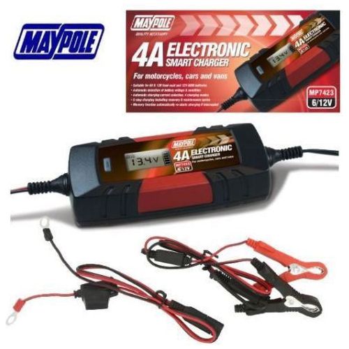 4A Smart Battery Charger 6V/12V Lead-Acid AGM Car for Chevrolet Volt 12-On UKB4C  - Dynamic Drive