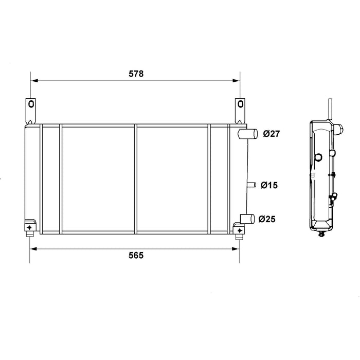 NRF Radiator 506220