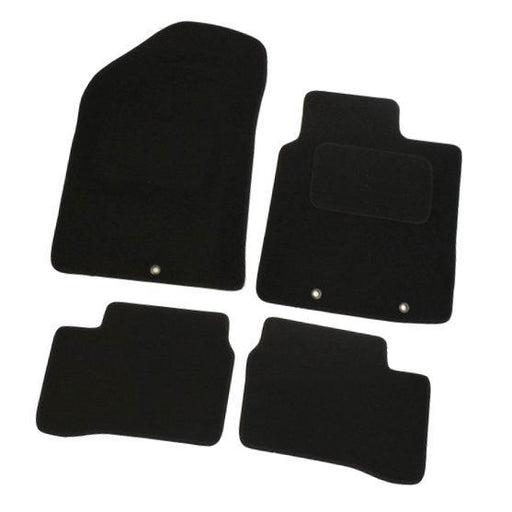 Fully Tailored Black Carpet Car Mats for Kia Picanto 11 Set of 4 With 3 Clips UKB4C  - Dynamic Drive