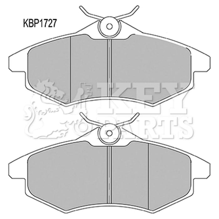 Genuine Key Parts KBP1727 Front Brake Pads (Lucas-Girling)