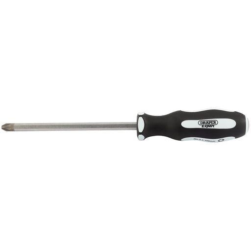 Draper 'Pound Thru' PZ TYPE Soft Grip Screwdriver, No.3 x 150mm 35232 Draper  - Dynamic Drive