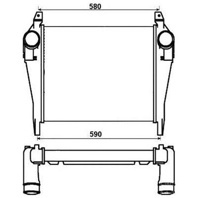 NRF Radiator fits Iveco Eurocargo I-iii Eurocargo IV Eurocargo V Eurofire NRF  - Dynamic Drive