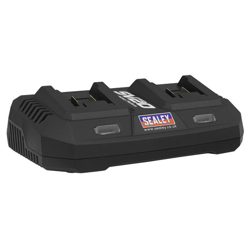 Sealey Dual Battery Charger 20V SV20 Series Lithium-ion CP20VMC2 Sealey  - Dynamic Drive