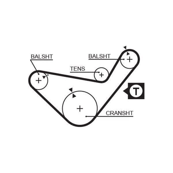 Gates Powergrip Timing Belt Kit K045520XS