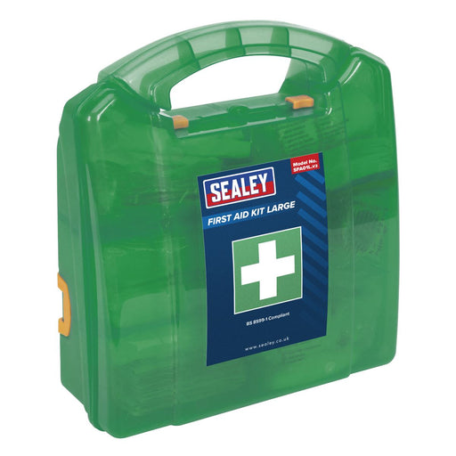 Sealey First Aid Kit Large BS 8599-1 Compliant SFA01L Sealey  - Dynamic Drive