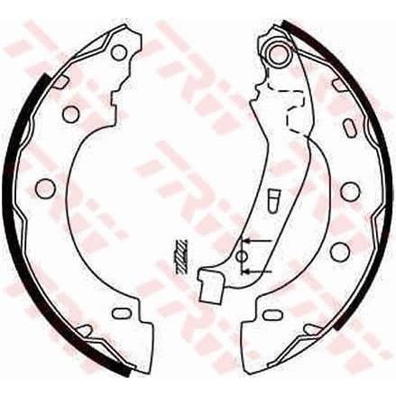 Genuine TRW Brake Shoes Pre-Assembled (R90) GSK1071