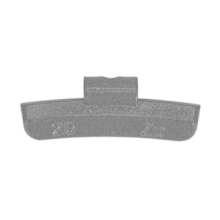 Sealey Wheel Weight 25g Hammer-On Plastic Coated Zinc for Alloy Wheels Pack of 1 Sealey  - Dynamic Drive