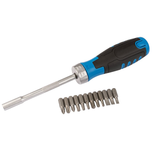 Draper Ratchet Screwdriver (13 Piece) 70442 Draper  - Dynamic Drive