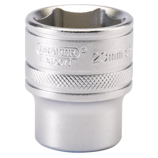 Draper 6 Point Metric Socket, 1/2" Sq. Dr., 23mm 16614 Draper  - Dynamic Drive