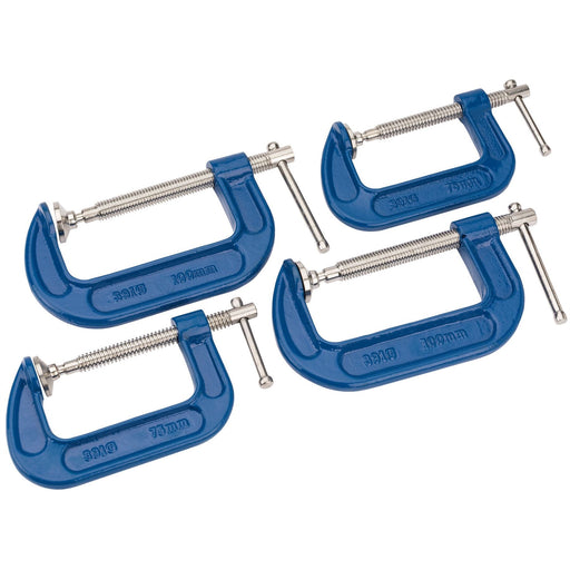 Draper C Clamp Set (4 Piece) 38368 Draper  - Dynamic Drive