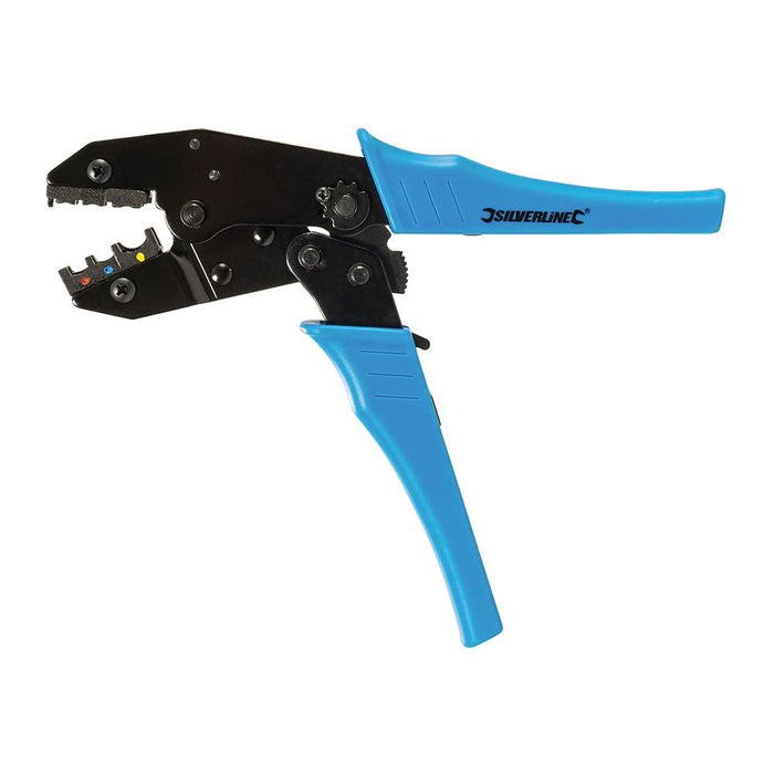 Silverline Ratchet Crimping Tool 220mm Silverline  - Dynamic Drive