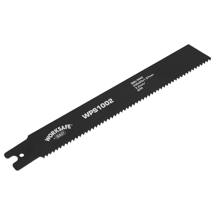 Sealey Pipe Saw Blade 200 x 25 x 1.7mm 8tpi Pack of 5 WPS1002