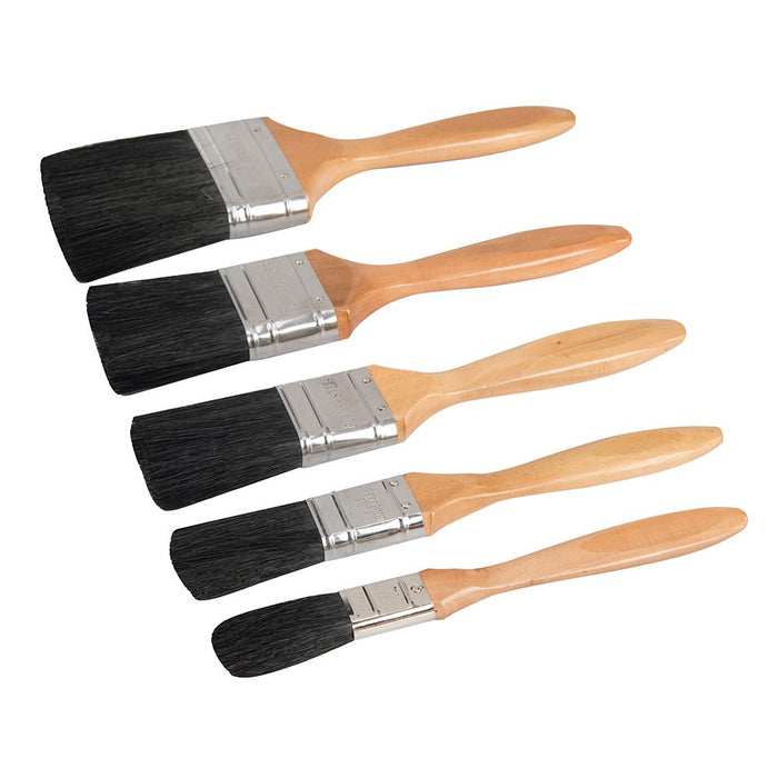 Silverline Mixed Bristle Brush Set 5pce