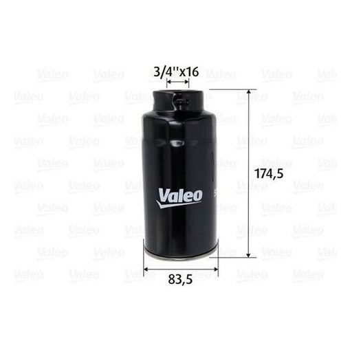 Valeo Fuel Filter 587757 Automotive Part fits Nissan Patrol Gr Iv Valeo  - Dynamic Drive