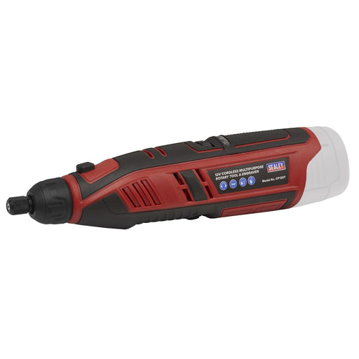 Sealey 12V 49 Piece Cordless Multipurpose Rotary Tool and Engraver Kit Body Only Sealey  - Dynamic Drive