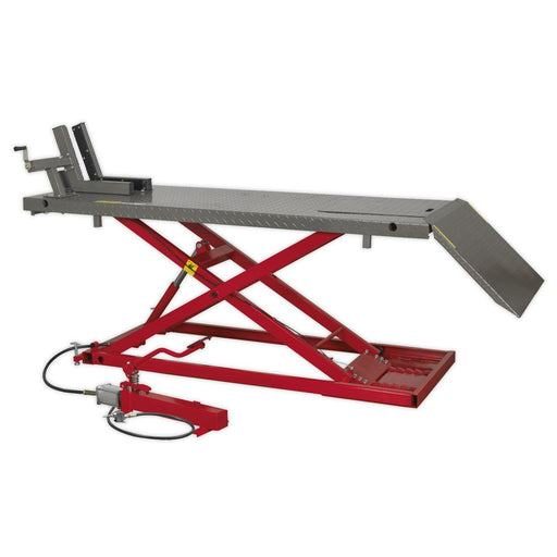 Sealey Motorcycle Lift 680kg Capacity Heavy-Duty Air/Hydraulic MC680A Sealey  - Dynamic Drive