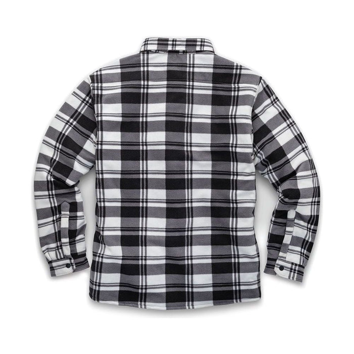 Scruffs Worker Padded Checked Shirt Black/White S