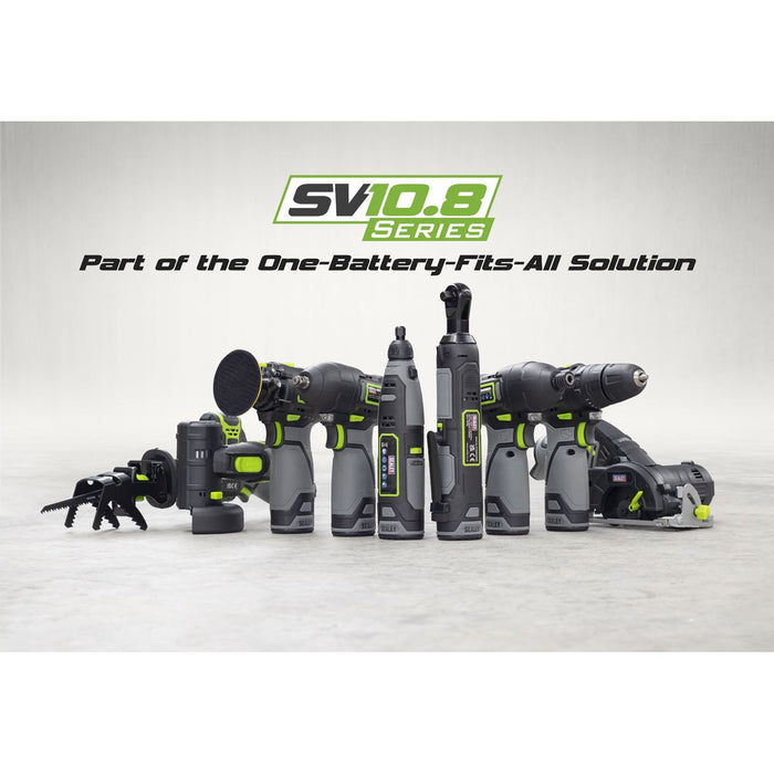 Sealey 5 x SV10.8 Series Cordless Combo Kit 10.8V - 2 Batteries CP108VCOMBO8 Sealey  - Dynamic Drive