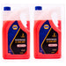 2x NAPA Red Antifreeze & Coolant  5L Long Life Hi Spec 5 Litre Napa  - Dynamic Drive