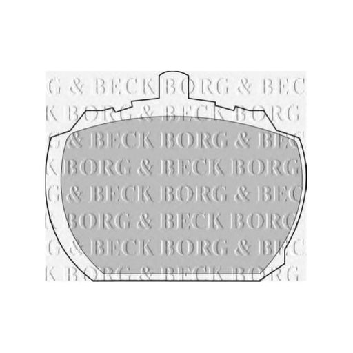 Genuine Borg & Beck Brake Pads fits Ford Transit 860991 BBP1098 Borg & Beck  - Dynamic Drive