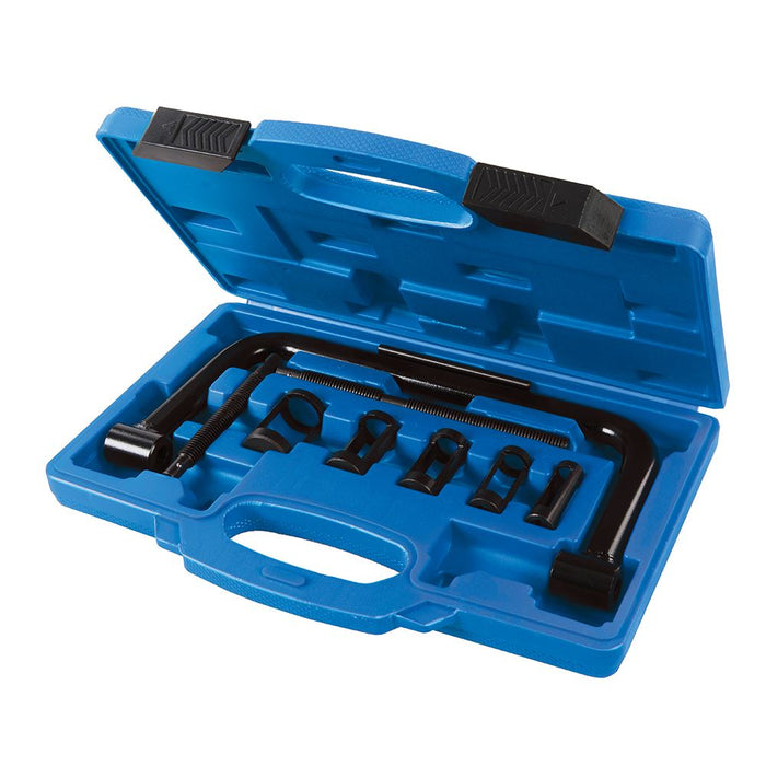 Silverline Valve Spring Compressor Tool Set 10pce 16 - 30mm Silverline  - Dynamic Drive