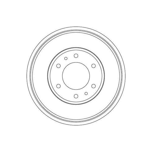 Genuine TRW Brake Drum DB4423 TRW  - Dynamic Drive