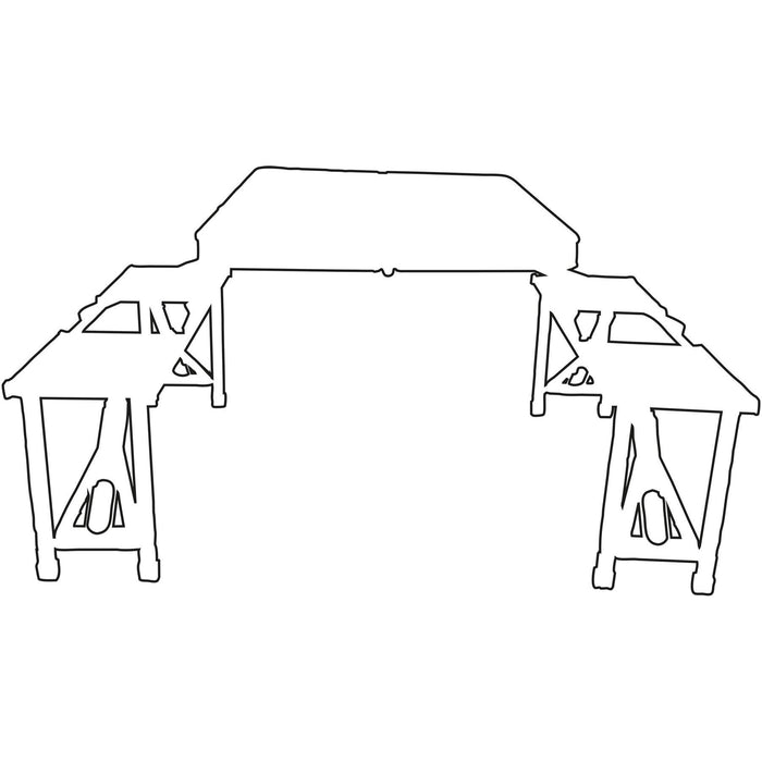 Gloucester deluxe folding picnic set 2719KC Quest  - Dynamic Drive