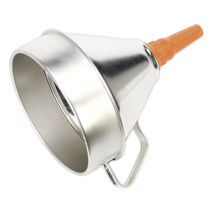 Sealey Funnel Metal with Filter200mm FM20 Sealey  - Dynamic Drive