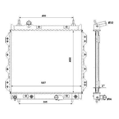 NRF Radiator 53337