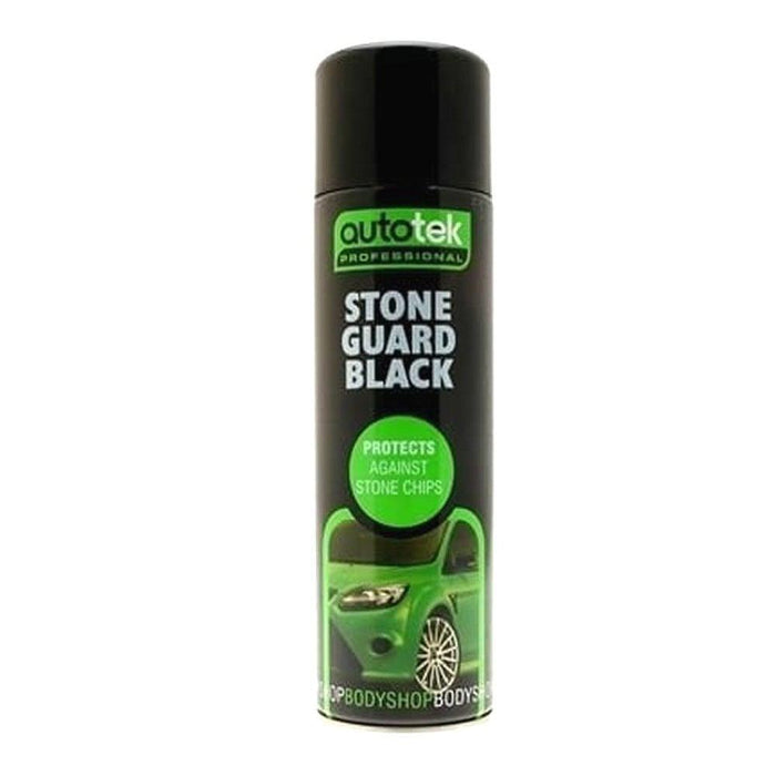 2 x 500ml Autotek Stone Guard BLACK stone chip protection spray paint Autotek  - Dynamic Drive