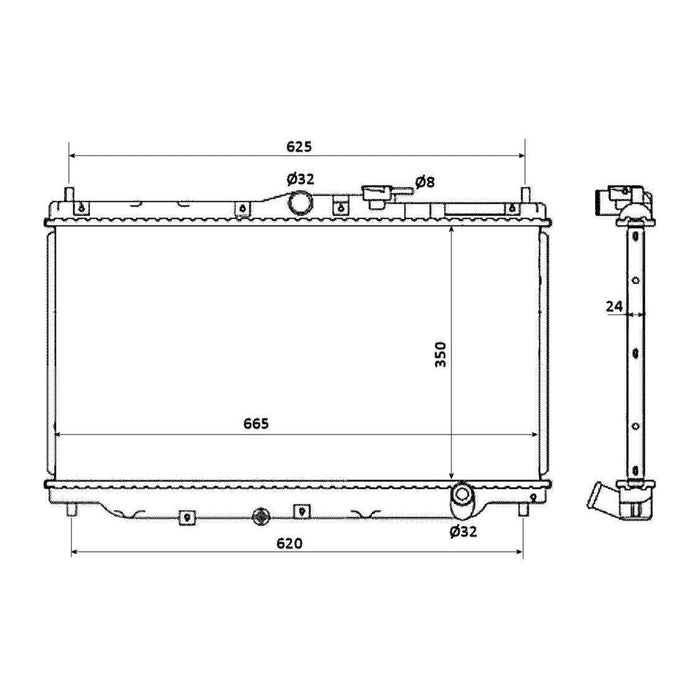 NRF Radiator 507722