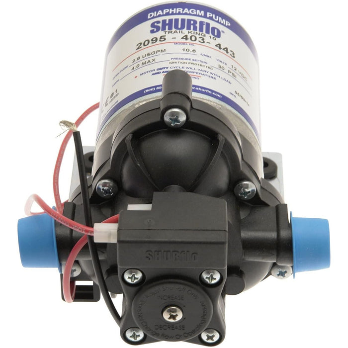 Shurflo 30Psi Water Pump - Trial King 10 - 2095-403-443 Caravan/Motorhome/Boat