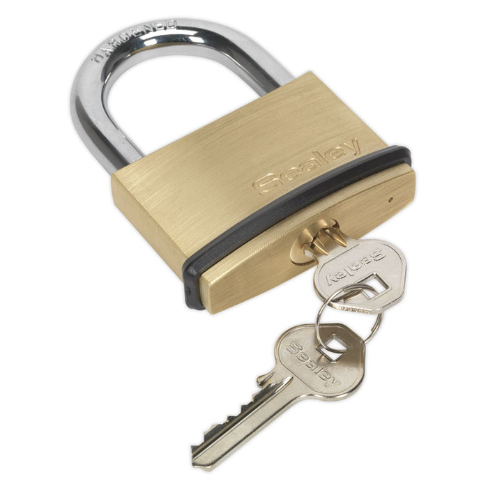 Sealey Brass Body Padlock 60mm PL203