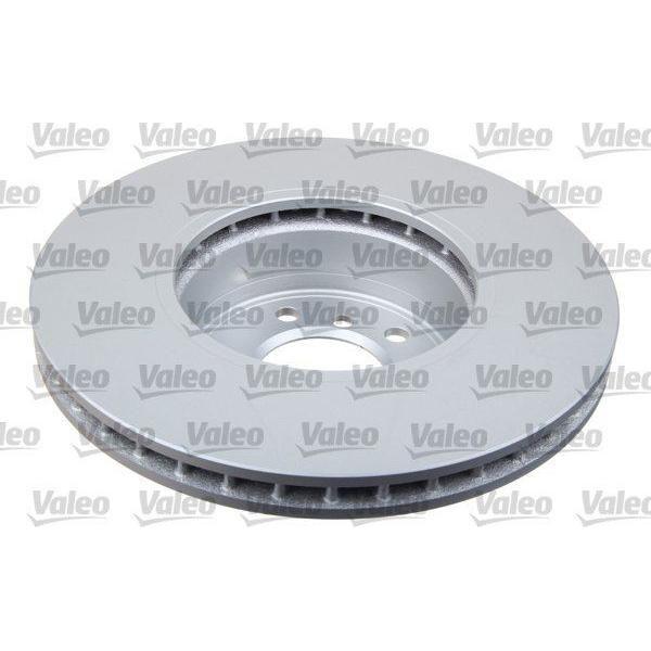 Genuine Valeo Brake Disc Coated Fits BMW 5-Serie Front