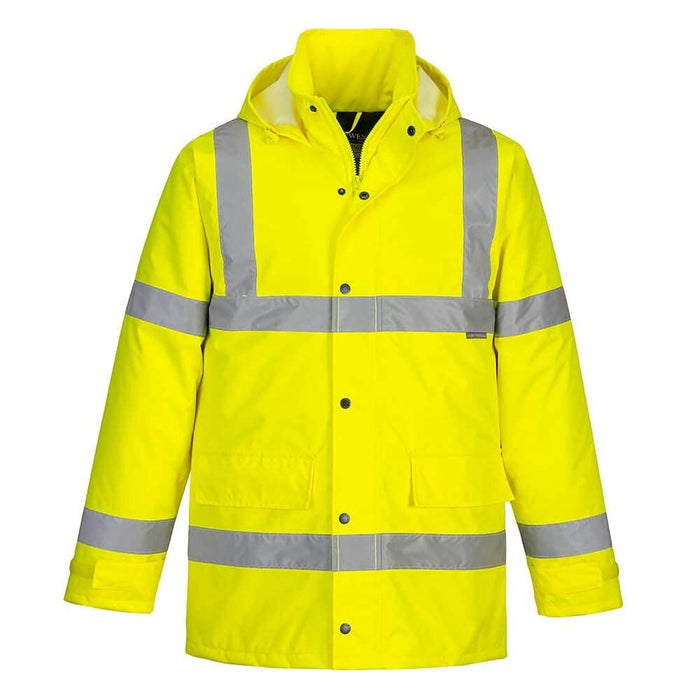 Portwest Hi-Vis Traffic Jacket - Yellow - X Large