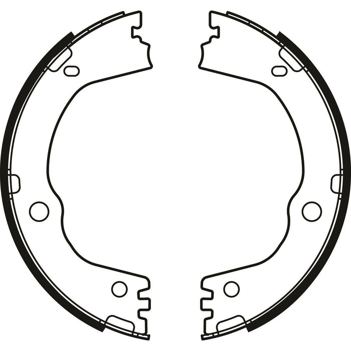 Apec Brake Shoe Rear Fits Hyundai Santa Fe Kia Sorento