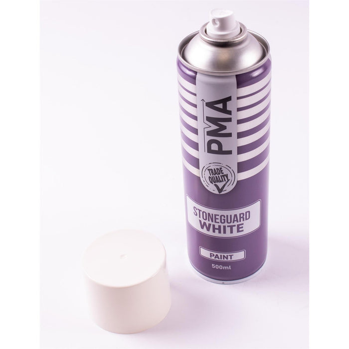 6x Stone Guard White Aerosol Spray Autotek AT00SGW500 UNDERSEAL 500 ML AEROSOL