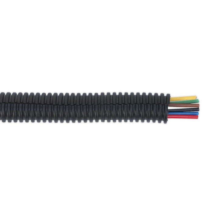 Sealey Convoluted Cable Sleeving Split12-16mm 200m CTS12200 Sealey  - Dynamic Drive