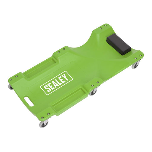 Sealey Composite Creeper with 6 Wheels Hi-Vis Green SCR80HV Sealey  - Dynamic Drive