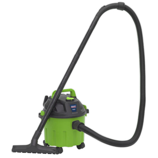 Sealey Vacuum Cleaner Wet & Dry 10L 1000W/230V Green PC102HV Sealey  - Dynamic Drive