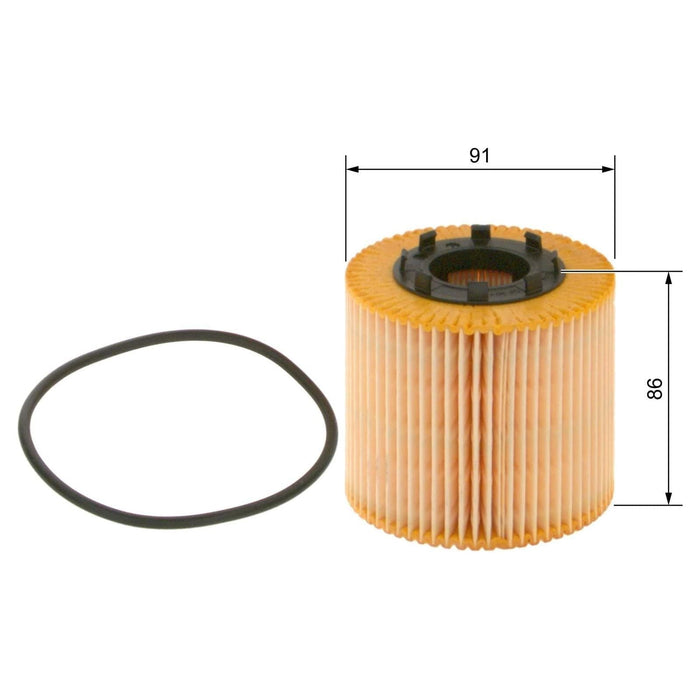 Genuine Bosch Car Oil Filter P9198 fits Vauxhall Movano CDTi - 2.5 - 06-10 14574