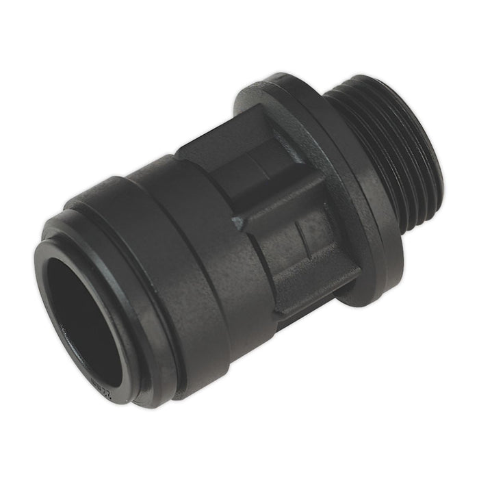 Sealey Straight Adaptor 22mm 3/4"BSP Pack of 2 (John Guest Speedfitï PM012216E) Sealey  - Dynamic Drive