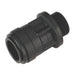 Sealey Straight Adaptor 22mm 3/4"BSP Pack of 2 (John Guest Speedfitï PM012216E) Sealey  - Dynamic Drive