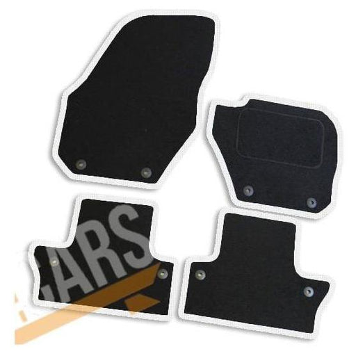 Fully Tailored White Trim Carpet Mats Volvo S60 + Clips 10> Set of 4 + 8 Clips Town Parts  - Dynamic Drive