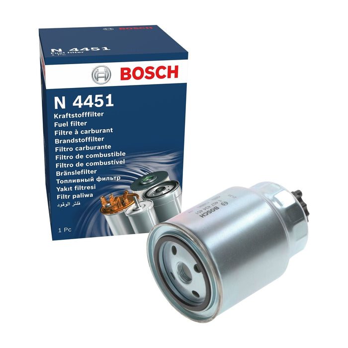 Genuine Bosch Car Fuel Filter N4451 fits Nissan Terrano II TDi - 2.7 - 96-06 145