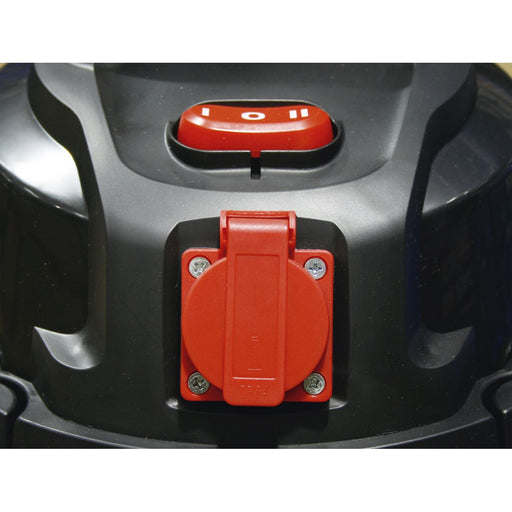 Sealey Vacuum Cleaner Industrial 20L 1400W/230V Stainless Drum Auto Start Sealey  - Dynamic Drive