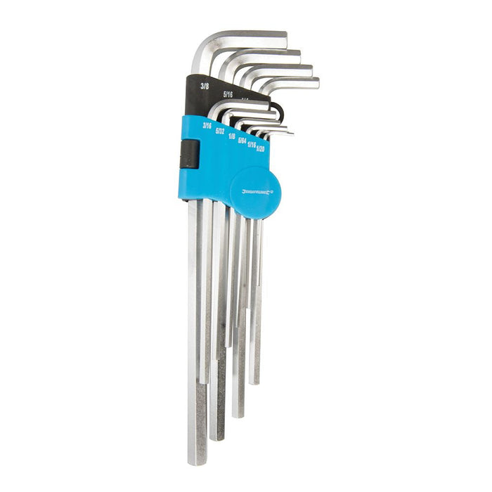 Silverline Expert Hex Key Imperial Set 10pce 1/16" - 3/8"