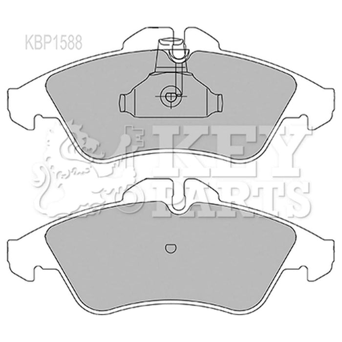 Genuine Key Parts KBP1588 Front Brake Pads (Ate-Teves)