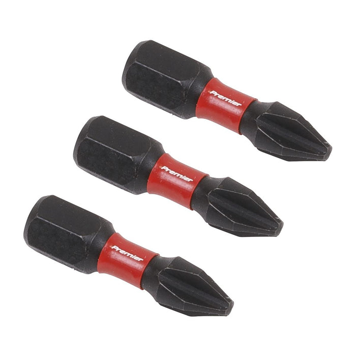 Sealey Phillips #2 Impact Power Tool Bits 25mm 3pc AK8205 Sealey  - Dynamic Drive